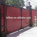 Direct Factory Price Wrought Iron Metal Gate With red Spay Paint Colors Surface